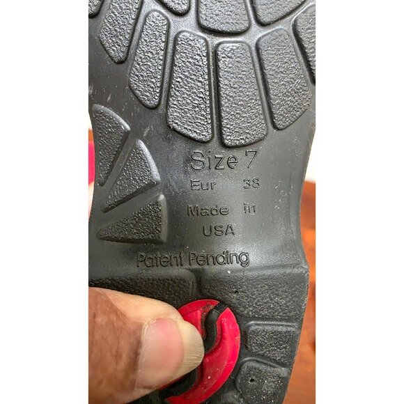 Sloggers Red Women's Waterproof Garden Clogs Size 7 - Picture 7 of 7